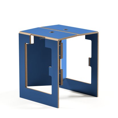 Falter Folding Stool, Cobalt