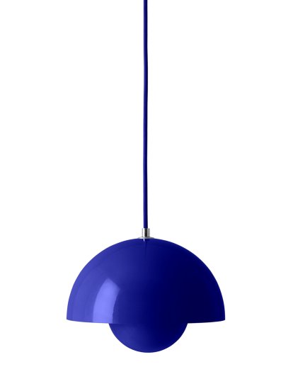 Flowerpot VP1 Pendant Lamp, Cobalt blue