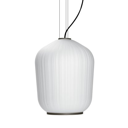 Plissée Pendant Light, Bronze
