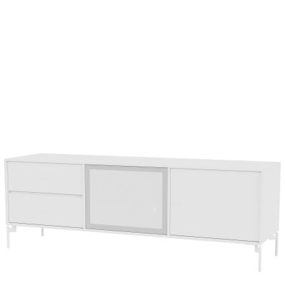 Octave VI TV Stand, New White