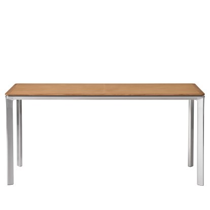 Work 432 Table, Light Oak / camel Leather, Without drawer