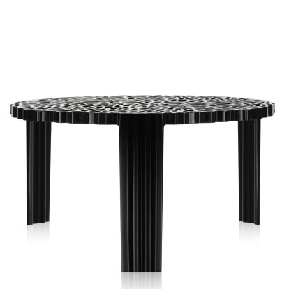 T-Table Side Table, 28 cm, Opaque, Black