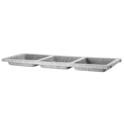 String System Bowl Shelf Felt, Light grey