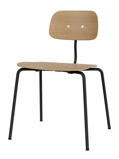 Kevi 2060 Chair, Oak, Black