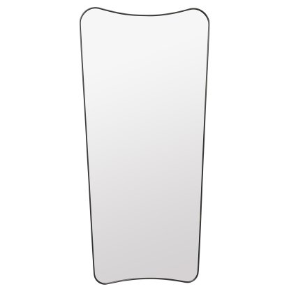 F.A. 33 Wall Mirror, 70 x 146 cm, Brass, black