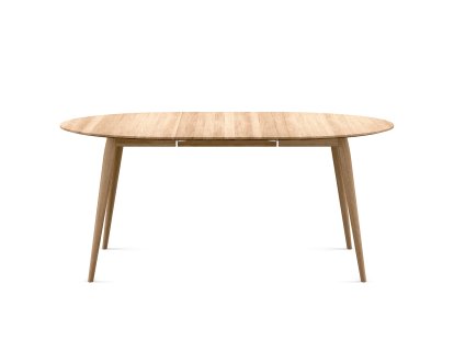 PLAYdinner Round Table, Oiled oak, L 120-170 cm, Oiled oak