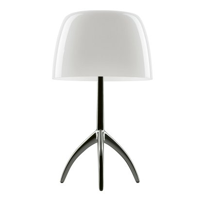 Lumiere 05 Grande Table Lamp, With dimmer, White