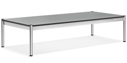 USM Haller Coffee Table, 150 x 75 cm, Linoleum, Ash