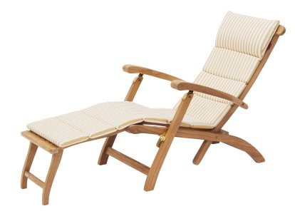 Steamer Deck Chair, Golden Yellow Stripe