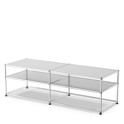 USM Haller side table Type 1, Metal, USM matte silver