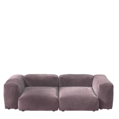 Vetsak Sofa Set 2, M, Cord velours - Blossom, Without cushion