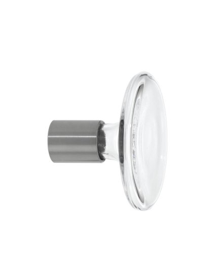 Bulb Wall Hooks, Small: Ø 9 cm, Clear