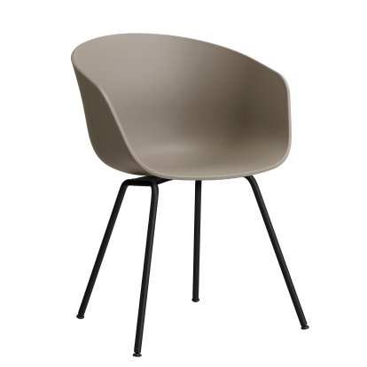About A Chair AAC 26 Armchair, Khaki 2.0, Steel black powder-coated