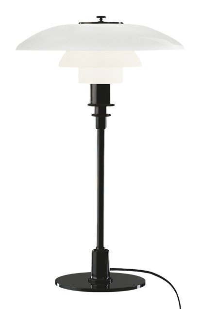 PH 3/2 Table Lamp, Black metallised