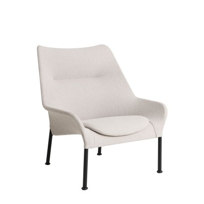 O2 Lounge Sessel, Without Ottoman, Lift light grey / black