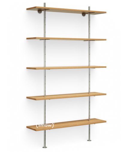 Regal Eiermann, Solid oak, 140 cm, 238 cm