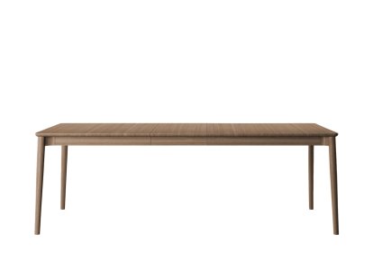 Expand Dining Table, Smoked oak, With 1 extension plate (+50 cm)