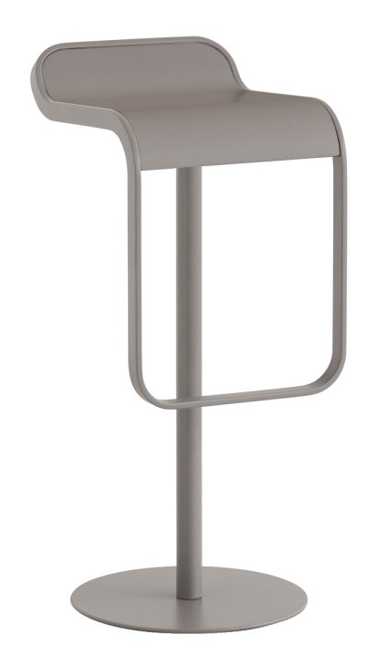 LEM Bar Stool, 80 cm - fixed, Taupe lacquered