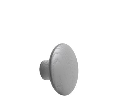 The Dots Hook, S (Ø 9 cm), Dark grey