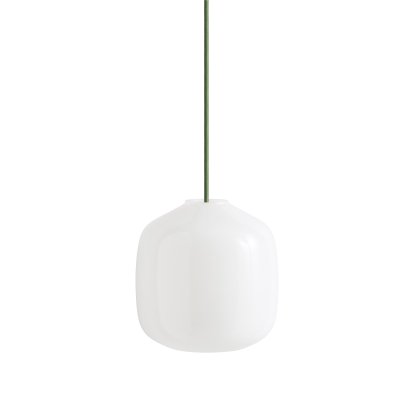 Buoy Glass Pendant Lamp, Ø 20 cm, Garden green