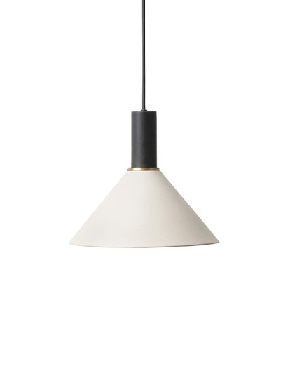 Collect Lighting, Low, Black, Cone, Light grey