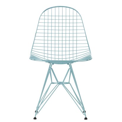 Wire Chair DKR , Powder-coated sky blue