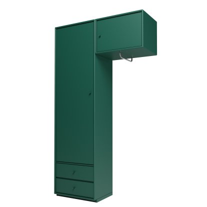 Attire II Wardrobe, Pine, Plinth