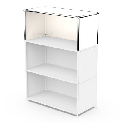 USM Haller Extension Kit Vertical 1, Pure white RAL 9010, 35 cm