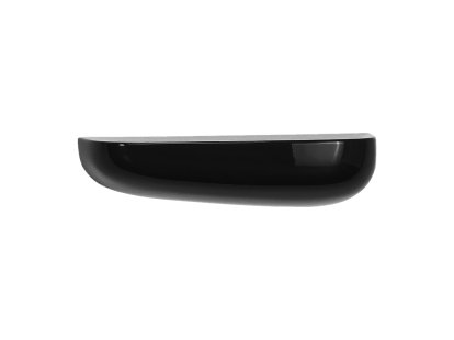 Corniches Wall Shelf, Medium (H 8,8 x B 35,2 x T 14,8 cm), Black