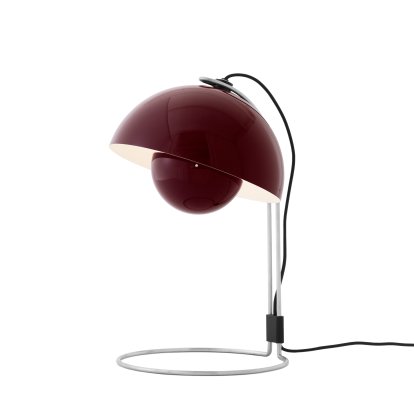 Flowerpot VP4 table lamp, Dark plum