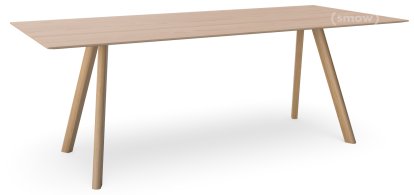 Copenhague Table CPH30, L 200 x W 90 x H 74, Lacquered oak, Oak veneer