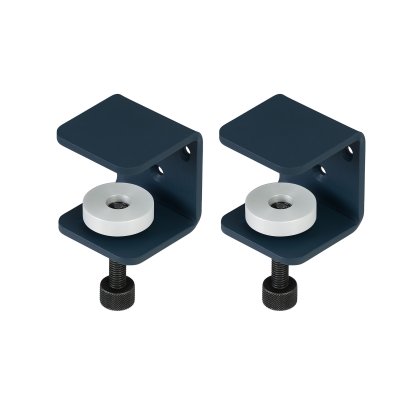 Tiptoe Clamp for Wall Shelves (Set of 2), Midnight blue