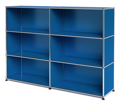 USM Haller Highboard L open, Gentian blue RAL 5010