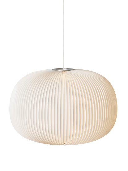 Lamella Pendant Lamp, 1: H 33 x Ø 46 cm, Aluminium