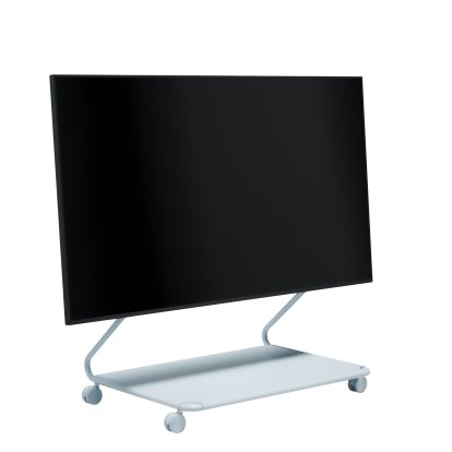 Disco TV Stand, Powder blue