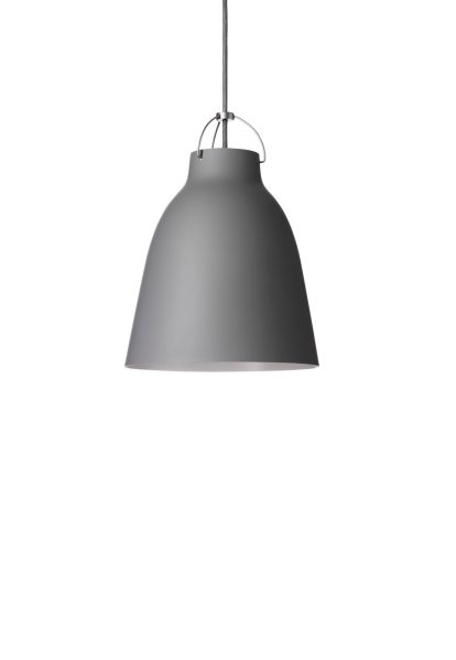 Caravaggio Matt Pendant Lamp, P2 (Ø 25,8 cm), Dark grey
