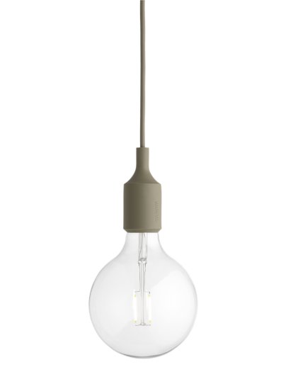 E27 Pendant Lamp, Olive