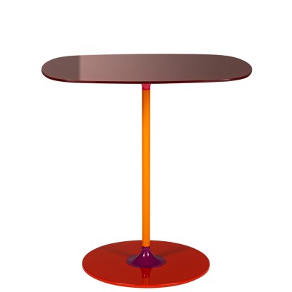 Thierry Side Table, 50 cm, Bordeaux