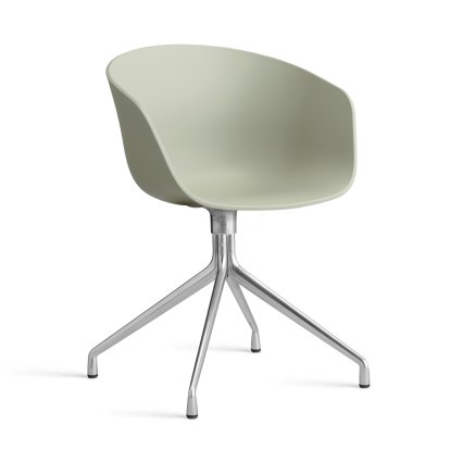 About A Chair AAC 20 Swivel Chair, Pastel green 2.0, Polished aluminium