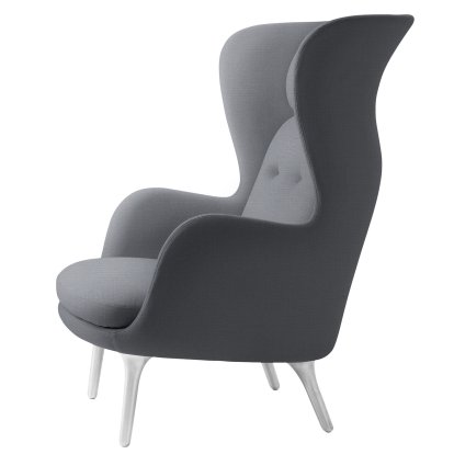 Ro Lounge Chair, Christianshavn 1170 - Light Grey Uni, Without footstool