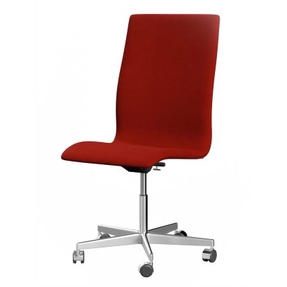 Oxford Office Swivel Chair, Without armrests, Middle-high back, Wheeled based, Hallingdal 65, 600 - Orange