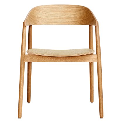 AC2 Dining Chair, Matt lacquered natural oak, Without upholstery