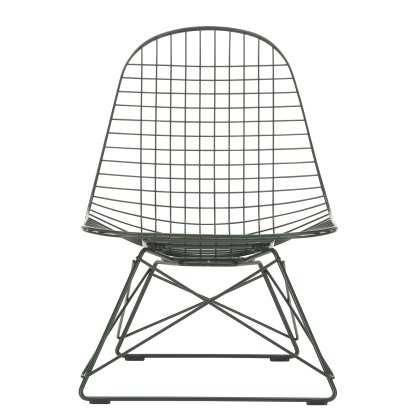 Wire Chair LKR, Powder-coated dark green smooth