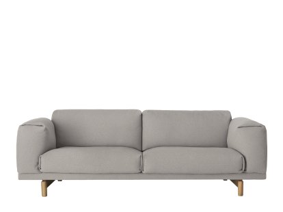 Rest Sofa, 3 Seater, Fabric Hallingdal light grey