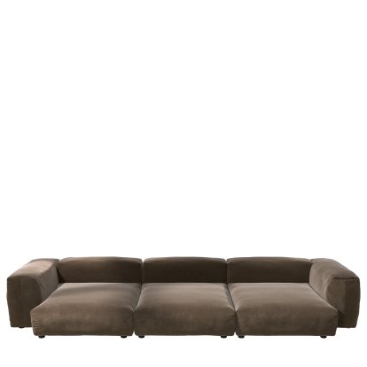 Vetsak Sofa Set 5, Suave - Espresso, Without cushion