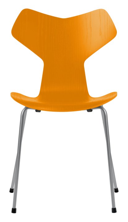 Grand Prix 3130 Chair, Coloured ash, Burnt yellow, Silver grey