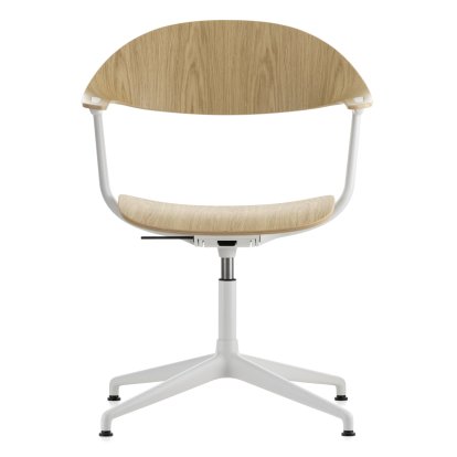 Mynt Chair, Natural oak, protective varnish, Without upholstery, Without upholstery, Soft light, Glides for carpets