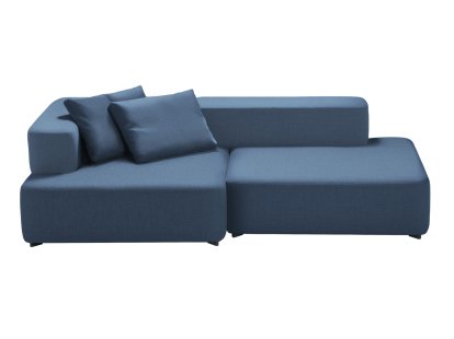 Alphabet Sofa, Left armrest, Christianshavn 1151 - Light blue uni