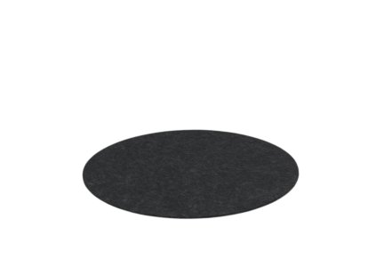 Felt Coasters for Componibili, 1, Round, ø 30 cm, 012 anthracite melange