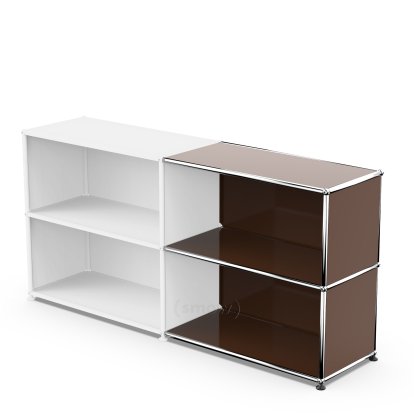 USM Haller Extension Kit Horizontal 2, USM brown, 35 cm
